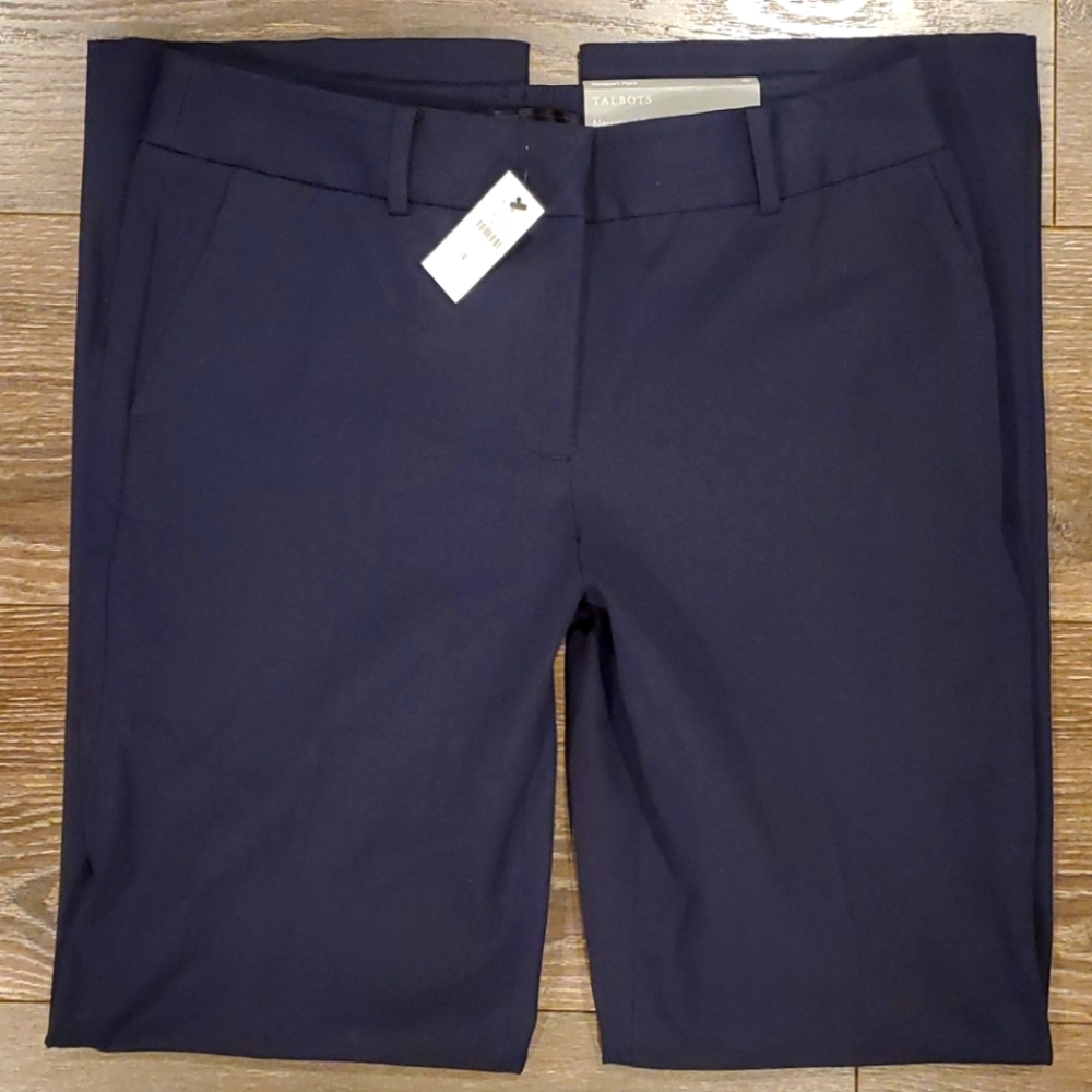 ❤NWT! TALBOTS NEWPORT PANT TROUSERS 4P (27P)